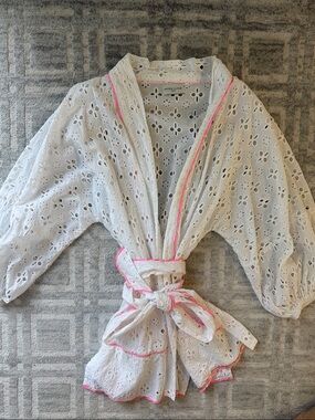 Miss June Paris eyelet coverup